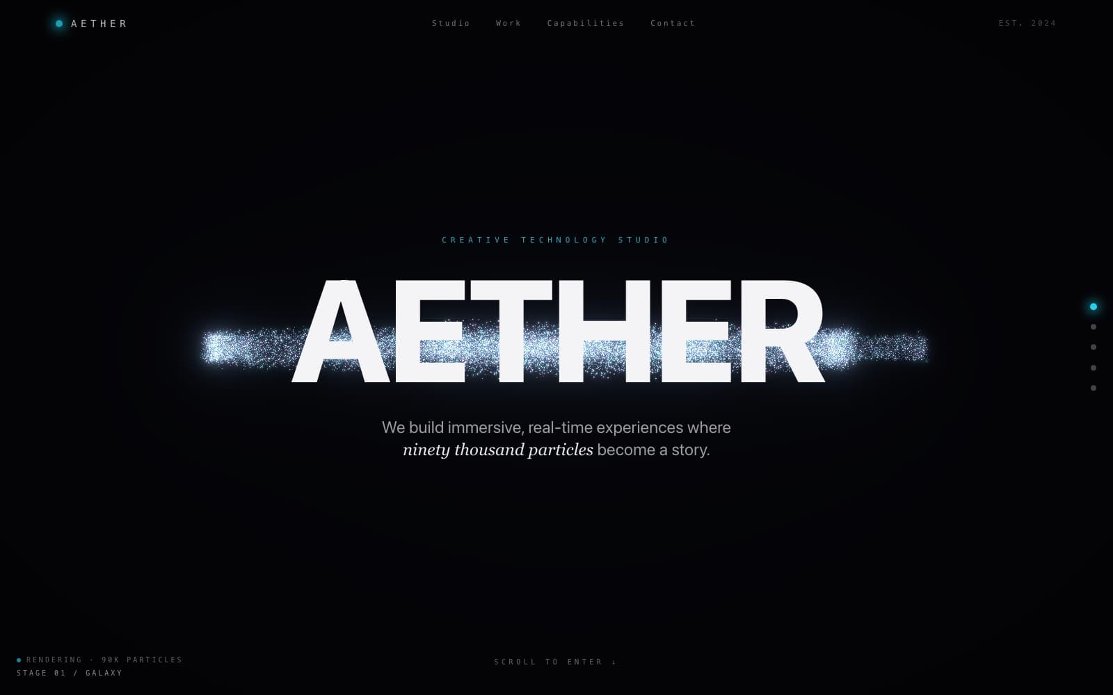 AETHER — 90.000 Partikel werden zur Geschichte.