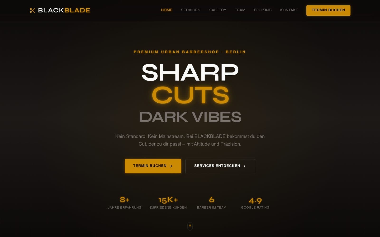 BLACKBLADE — Premium Urban Barbershop.
