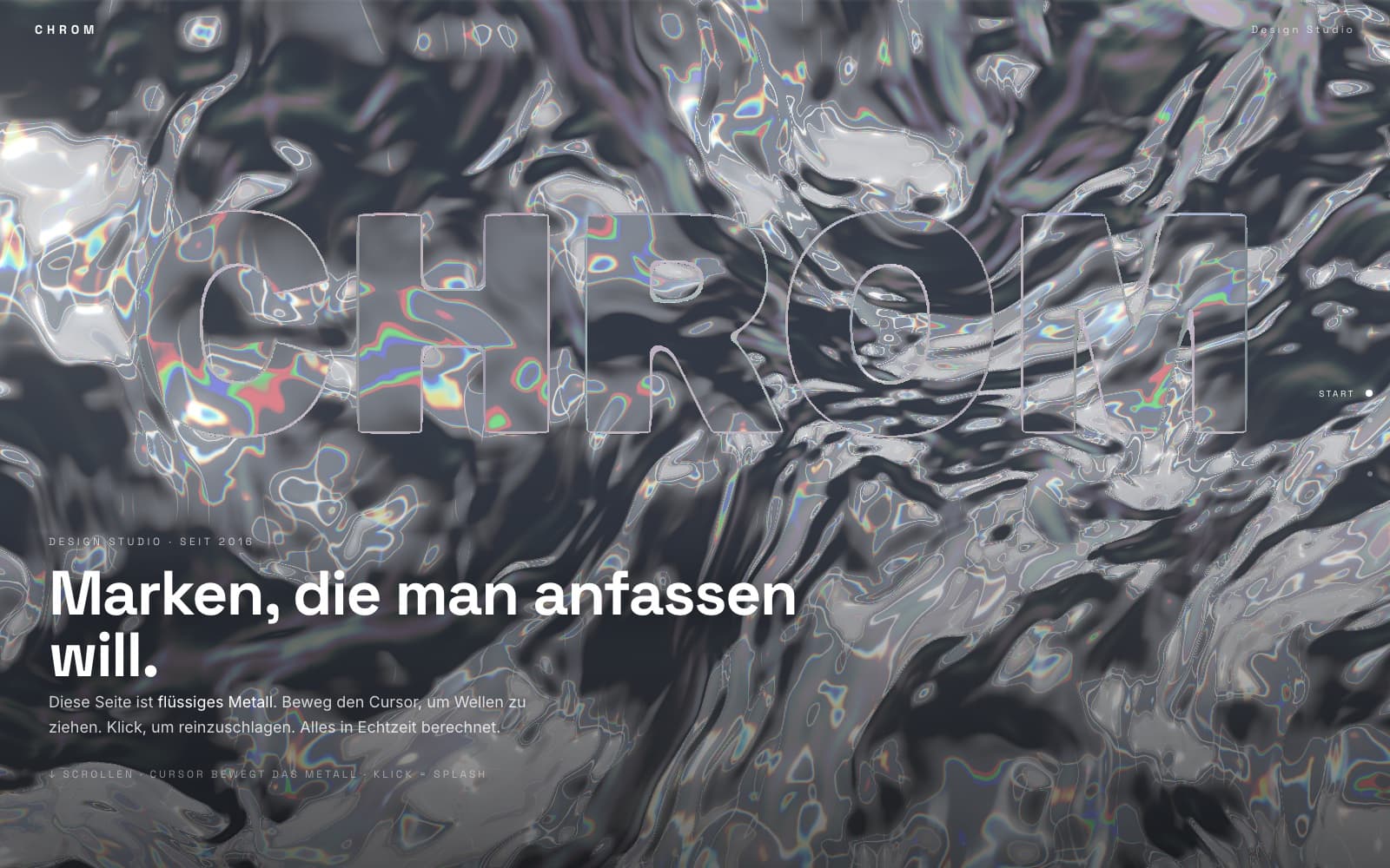 CHROM — Marken, die man anfassen will.
