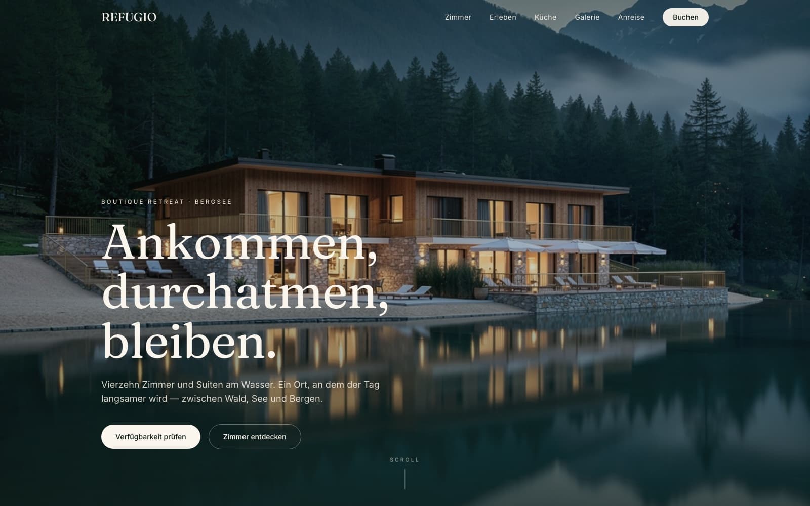 REFUGIO — Ankommen, durchatmen, bleiben.