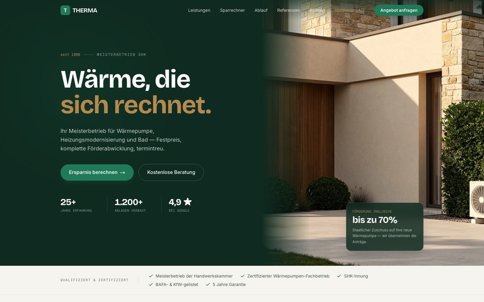 THERMA — Wärme, die sich rechnet.